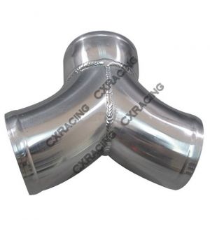 CX Racing Aluminum Y Pipe Dual 3