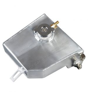 CX Racing Aluminum Coolant Overflow Fill Tank for 89-94 NISSAN 240SX, Fit S13 Chassis with all Engines