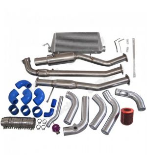 CX Racing Intercooler Piping Radiator Pipe 2JZ-GTE 2JZ Engine Swap Kit For 240SX S13 S14