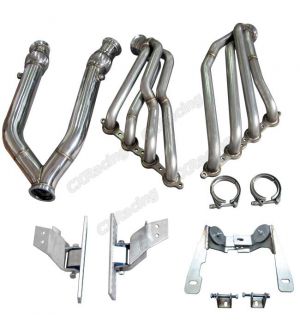 CX Racing LS1 Engine T56 Trans Mounts Header Exhaust Y For 240Z 260Z 280Z LS LSx Swap