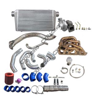 CX Racing GT35 Turbo Intercooler Manifold Kit For 98-05 Lexus GS300 2JZ-GE Engine NA-T