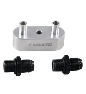 CX Racing Oil Block Kit For 2016+ GMC Canyon Chevy Colorado 2.8 Duramax Transmission Cooler