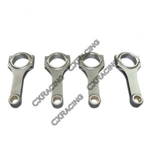 CX Racing H Beam Rod Rods 4 pcs For Nissan 180SX 200SX 240SX S13 S14 S15 SR20 SR20DET Engine, 5.366