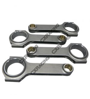 CX Racing H-Beam Connecting Rods (4 PCS) for VOLVO B230 Engine