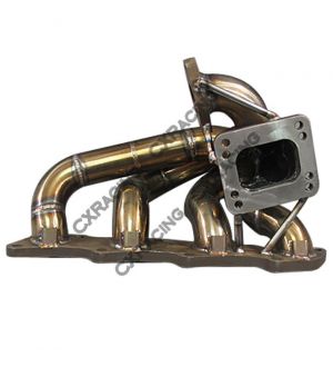 CX Racing 11 Gauge Thick Turbo Manifold For 91-99 NISSAN 240SX S13 S14 KA24DE T3 T4