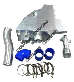 CX Racing Cold Air Intake Pipe Airbox Kit For RX7 RX-7 FD Stock Twin Turbo 92-02