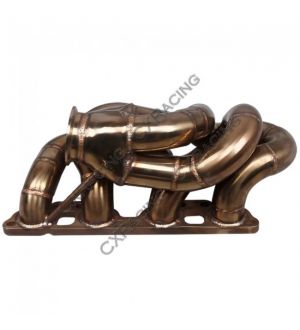 CX Racing Thick Wall Manifold Downpipe For Nissan Datsun 510 S13 SR20DET Swap GT35 T3