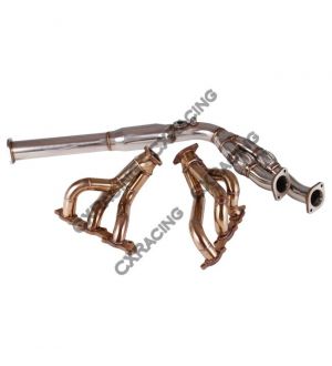 CX Racing Header Downpipe For 90-97 Toyota FJ80 LC 80 Land Cruiser 1FZ-FE Straight End