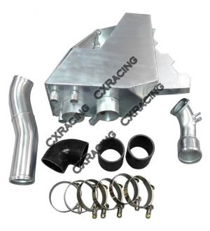CX Racing Cold Air Intake Pipe Airbox Kit For RX7 RX-7 FD Stock Twin Turbo 92-02