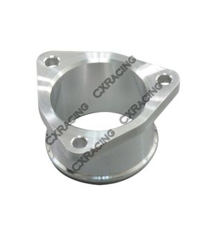 CX Racing CNC Billet Aluminum Outlet Flange/Adapter for GT25R GT28 GT28R turbo, 3 Bolt, 2