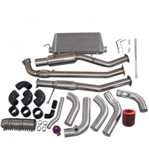 CX Racing Intercooler Piping Radiator Pipe 2JZ-GTE 2JZ Engine Swap Kit For 240SX S13 S14