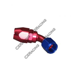 CX Racing AN 10 AN10 10AN 45 Degree Swivel Oil/Fuel Hose End Aluminum Oil Fitting