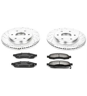 Power Stop Z23 EVOLUTION BRAKE KIT Front Infiniti QX56 2007-2005 Nissan-K211