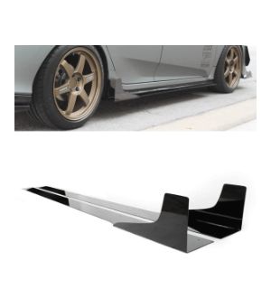 Aeroflow Dynamics 17+ CIVIC HATCH/SEDAN SIDE SKIRT EXTENSION V3