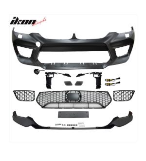 Ikon Motorsports 17-20 BMW G30 to M5 Style Conversion Kit Front Rear Bumpers Side Skirt Ext