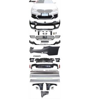 Ikon Motorsports 17-20 G30 to M5 Style Conversion Kit Front Rear Bumpers Fender Side Ext
