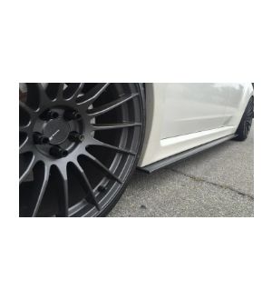 Aeroflow Dynamics 08-14 SUBARU WRX/STI CARBON FIBER SIDE SKIRT EXTENSION