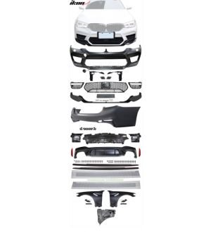 Ikon Motorsports 17-20 BMW G30 to M5 Style Conversion Kit Front Rear Bumpers Fender Side Ext