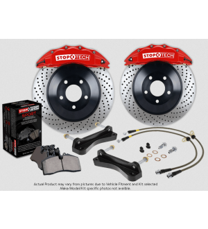 StopTech StopTech 05-10 Ford Mustang GT Front BBK Trophy ST-40 355x32mm Slotted Rotors - 83.330.4700.R1