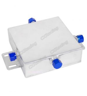 CX Racing Universal Aluminum Oil Fluid Reservoir Tank 4 AN10 Fitting Caps