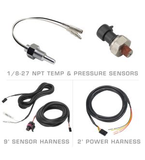 GlowShift 10 Color Digital Dual Temperature & Pressure Gauge