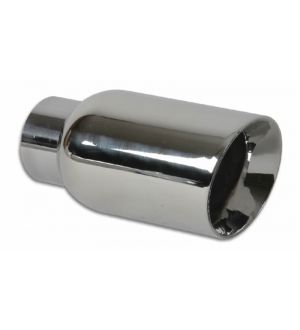 Vibrant Weld-On Exhaust Tips, Tip Edge : Beveled, Tip Wall : Double, Inlet ID : 2.250