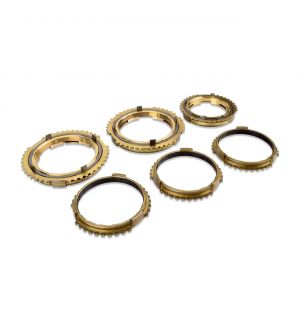 IAG 6 Speed Synchro Set 1st - 3rd Brass / 4th - 6th Carbon Faced - Brass for 08-21 STI