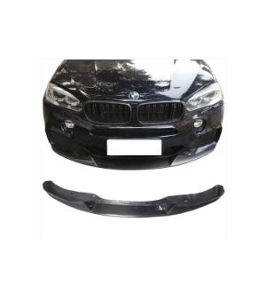 Ikon Motorsports Fits 14-18 BMW F15 X5 M-Tech MP Style Front Bumper Lip - Carbon Fiber