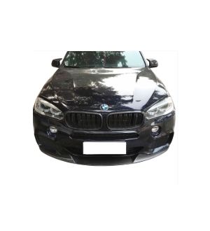 Ikon Motorsports Fits 14-18 BMW F15 X5 M-Tech MP Style Front Bumper Lip - Carbon Fiber