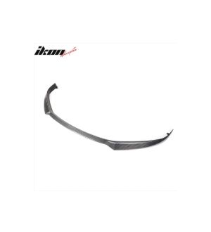 Ikon Motorsports Fits 17-19 Tesla Model S IKON Style Front Lip Splitter - Carbon Fiber
