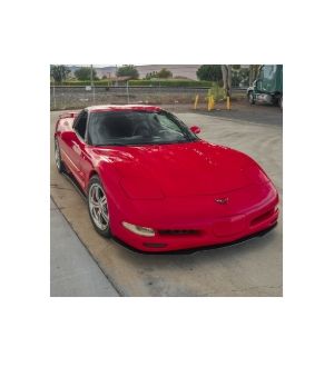 Ikon Motorsports 1997-2004 Chevy Corvette C5 IKON Style Carbon Fiber CF Front Bumper Lip Splitter