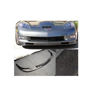 Ikon Motorsports 2005-2013 Chevrolet Corvette C6 Z06 ZR1 Carbon Fiber Front Bumper Lip Splitter
