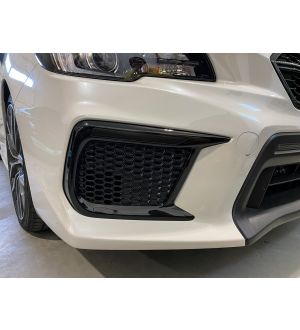 STICKER FAB DARK SMOKE STEALTH DRL BEZEL OVERLAYS 2015-2020 WRX & STI