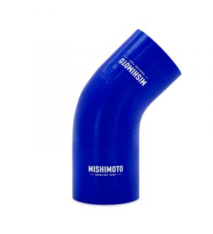Mishimoto Silicone Reducer Coupler 45 Degree 2.75in to 3in - Blue - P/N: MMCP-R45-27530BL