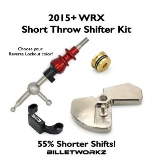 BilletWorkz Short Throw Shifter Kit - 2015+ WRX