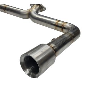 Killer B Motorsport BRZ Track Street Muffler Delete - Dual Tip  - P/N: 22BR-SRMD
