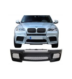 Ikon Motorsports 2010-2013 E70 X5M Style PP Front Bumper Conversion Lower Upper Grille Fender Flare