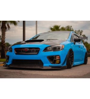 Aeroflow Dynamics 15-18 SUBARU WRX/STI FRONT BUMPER CANARDS V4