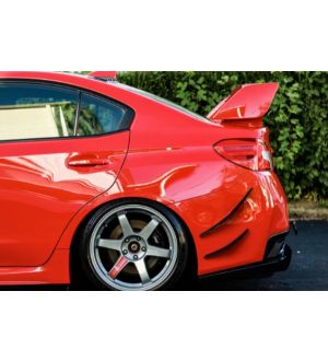 Aeroflow Dynamics 15-18 SUBARU WRX/STI REAR BUMPER CANARDS V1