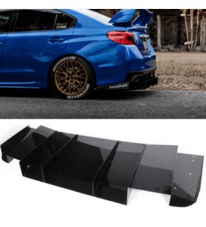 Aeroflow Dynamics 15-18 SUBARU WRX/STI REAR DIFFUSER V2