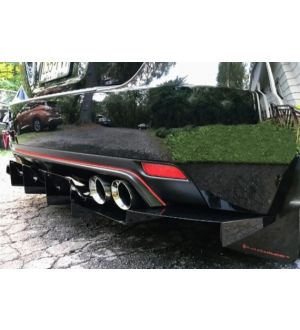 Aeroflow Dynamics 11-14 SUBARU WRX/STI-08-10 STI REAR DIFFUSER HATCHBACK MODELS ONLY