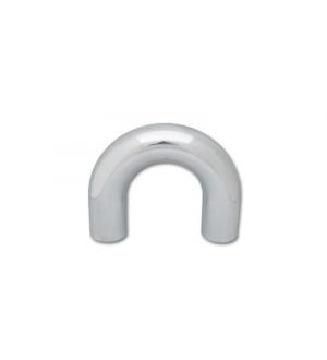 Vibrant 2in O.D. Universal Aluminum Tubing (180 Degree Bend) - Polished