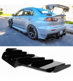 Aeroflow Dynamics 07-14 EVO X REAR DIFFUSER V1