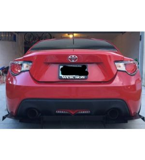 Aeroflow Dynamics 13+ BRZ/FRS REAR DIFFUSER V1