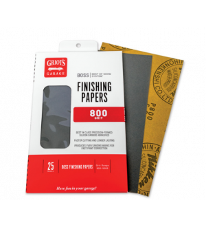 Griots Garage BOSS Finishing Papers - 3000g - 5 .5in x 9in (25 Sheets)