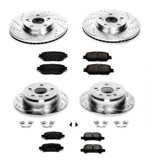 Power Stop Z23 EVOLUTION BRAKE KIT Front and Rear Toyota Camry 2004-2002-K1144