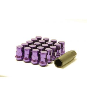 Muteki Closed End Tuner Lug Nut & Lock Kit - M12 x 1.5 - Universal - Titanium - 32926TP
