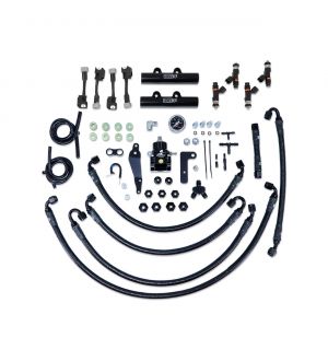 IAG PTFE Fuel System Kit w/ FIC 2150cc Injectors, Aeromotive FPR, IAG Red Fuel Rails for 08-14 WRX, 08-21 STI