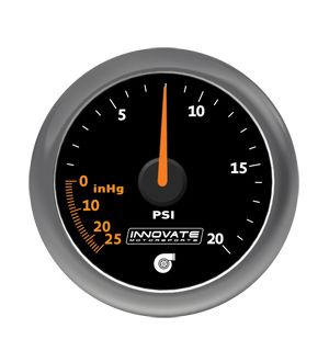Innovate Motorsports MTX-A: 20 PSI Vacuum / Boost Gauge