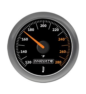 Innovate Motorsports MTX-A: Water / Oil (Fluid) Temperature Gauge